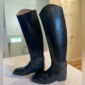Black Ariat Leather Riding Boots - size 8